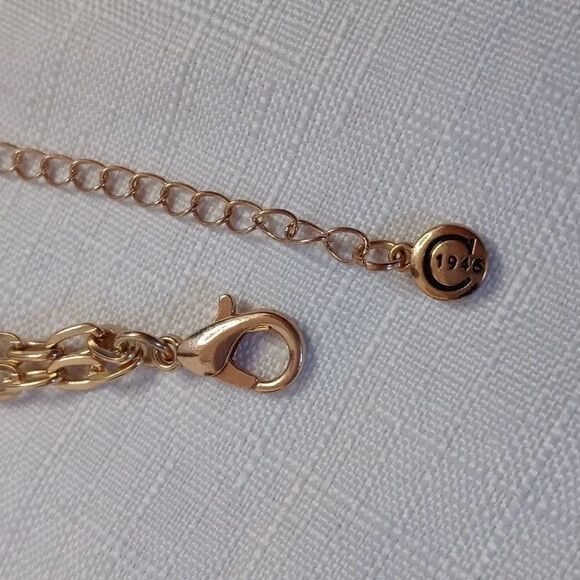 C' Est 1946 Layered White Faux Pearls Necklace and Drop Earrings Set - Picture 7 of 8